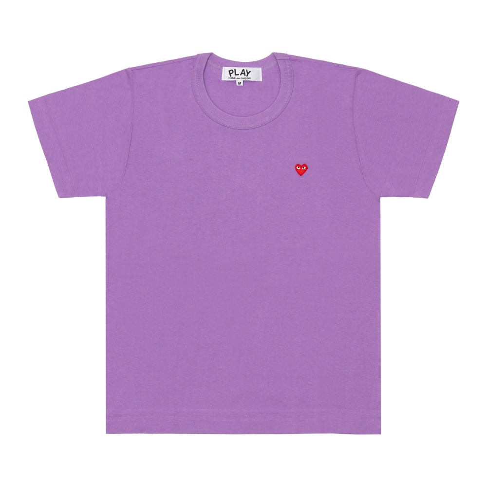 [정품] 꼼데가르송 PLAY 티셔츠 미니하트 반팔 (Purple)  -남녀 공용-
